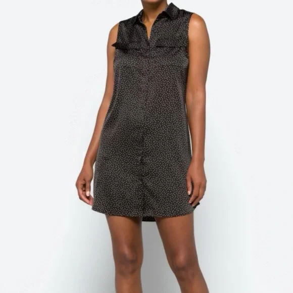 NWT Violets & Roses polka dot shirt dress size 4 - Picture 3 of 10